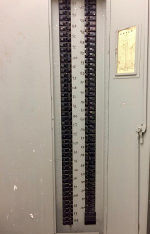 Up To Here: Sub Metering at Manhattan Park Forces the Issue Again Behind the locked doors: Manhattan Park Electric Breaker Panel